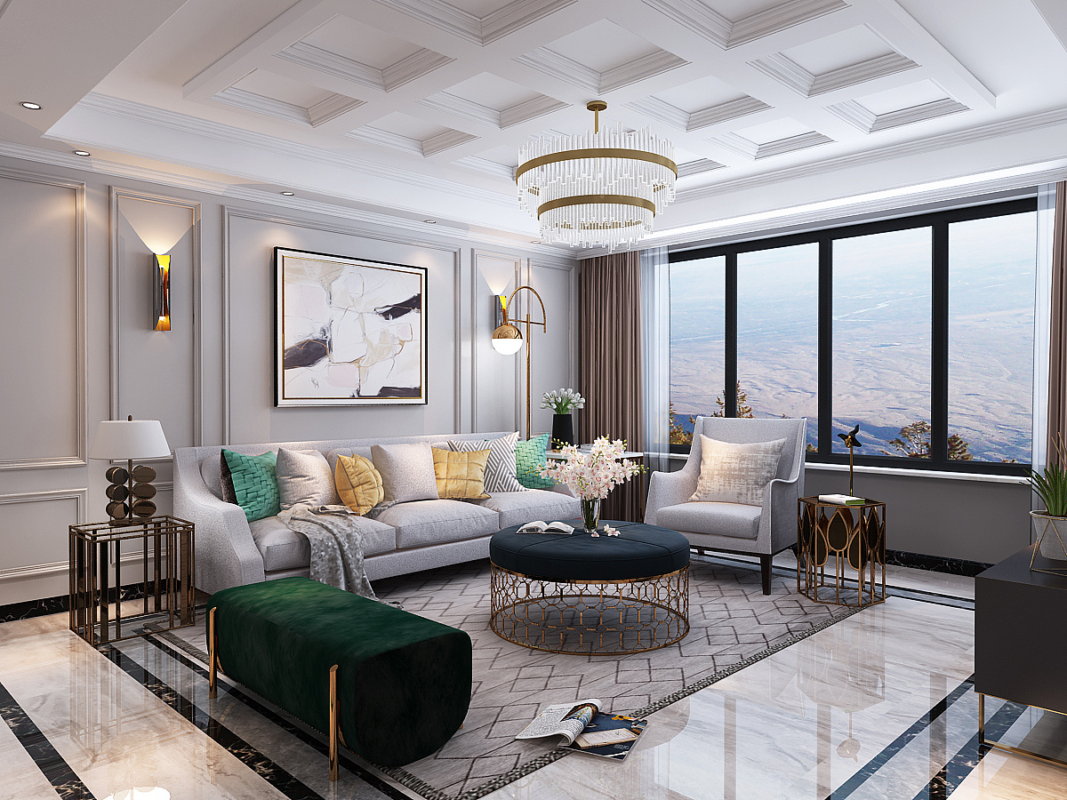 繁华深处的精致美式设计-3