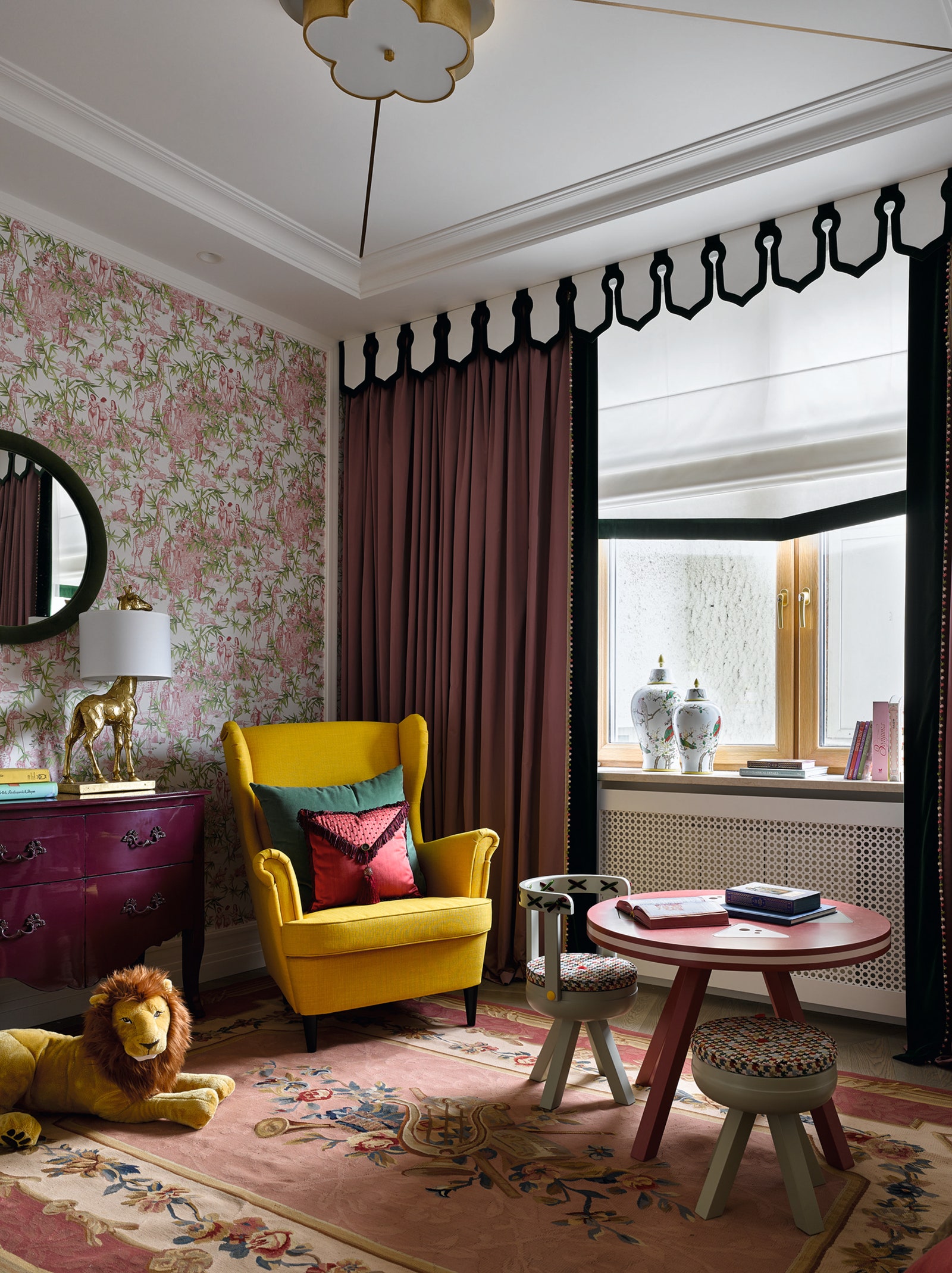 摩登中式 | 莫斯科公寓的惊艳改造-20