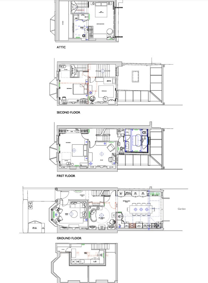 绿意与色彩的别墅空间设计丨英国伦敦丨Lomax&Chi-57