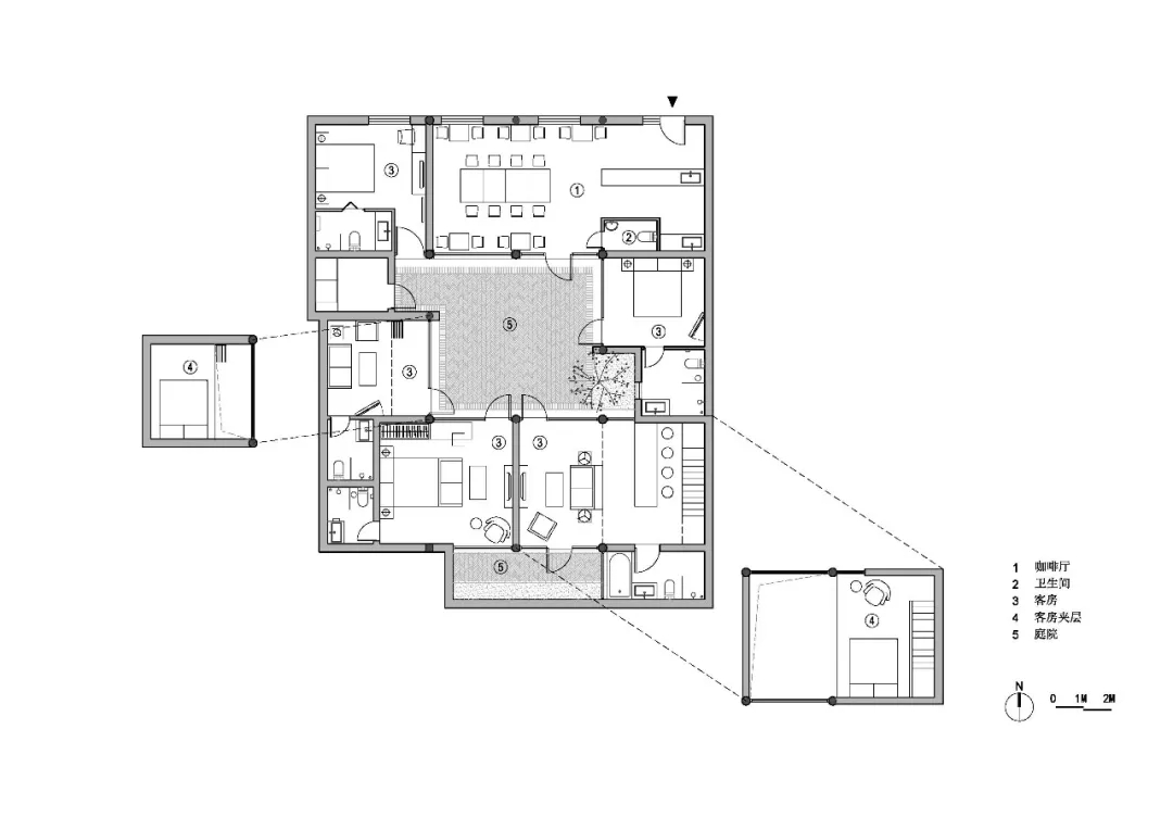 四合院新生 · 北京西扬威胡同 8 号民宿改造丨中国北京-35