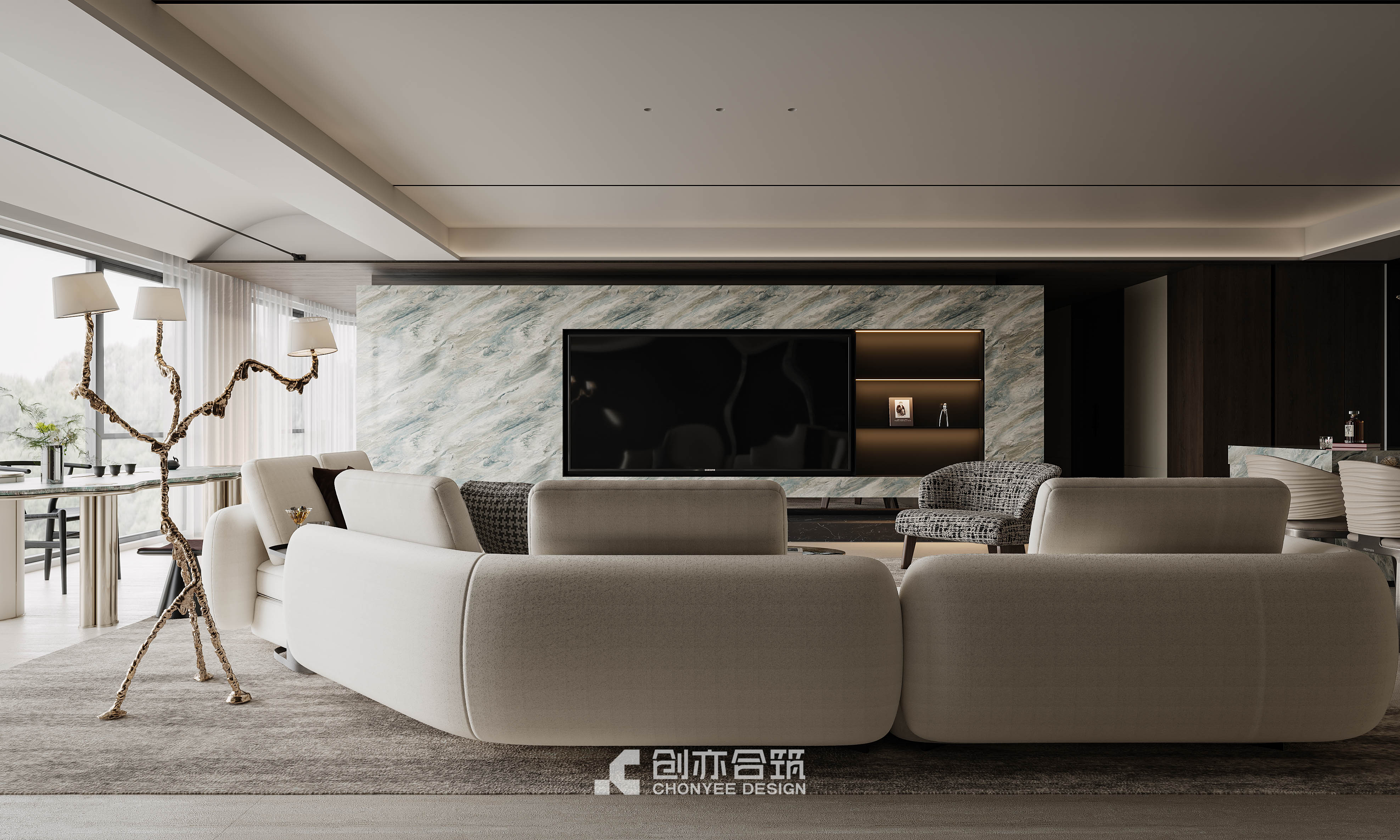 凤起麓鸣 245平丨中国长沙丨创亦合筑CHONYEE DESIGN-1