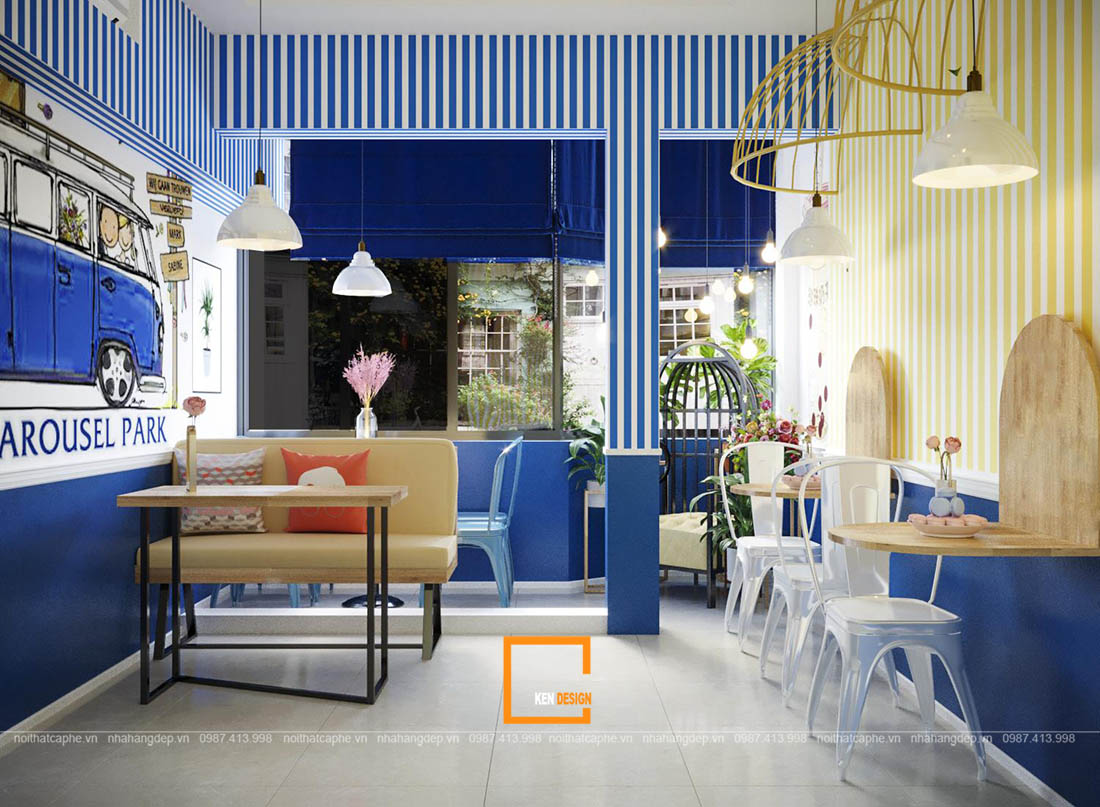 Tea Carousel Park奶茶店丨越南河内丨Ken Design-28