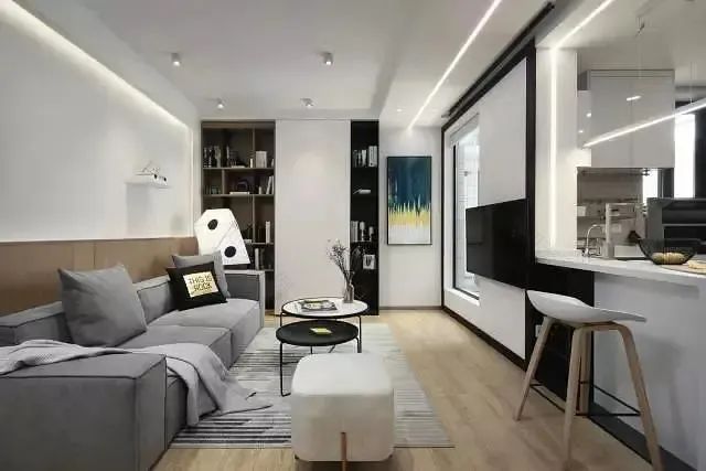 上海静安 60㎡两居室“剪刀手”式改造 | 空间焕发新生-33