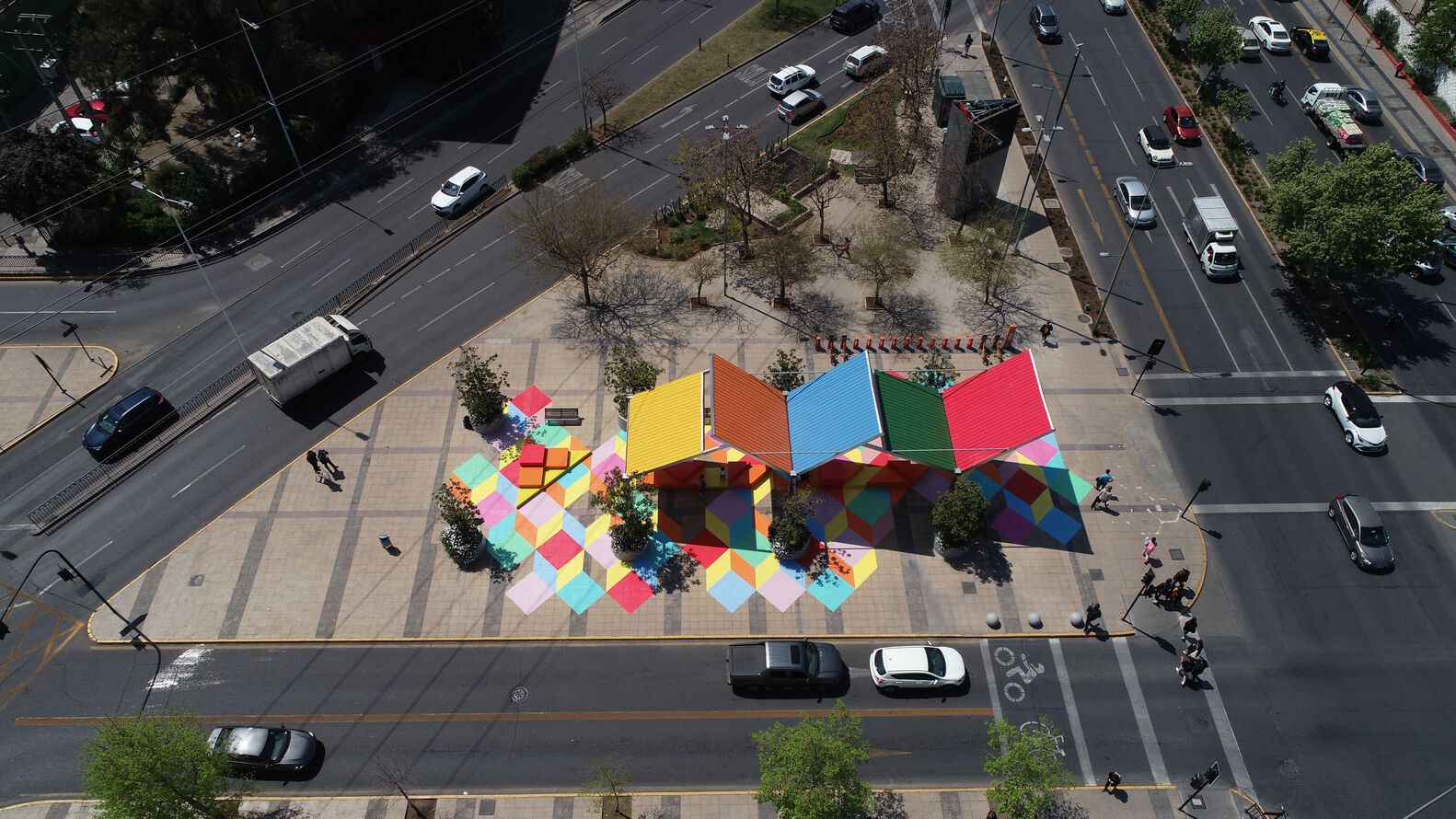 智利镜子广场丨智利圣地亚哥-8