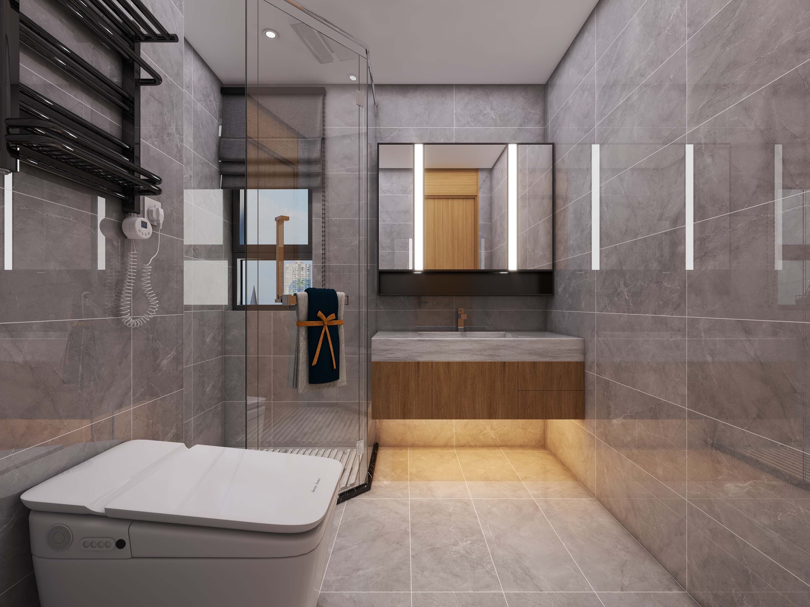 四川成都龙光天瀛（117平方现代简约四居室）-59