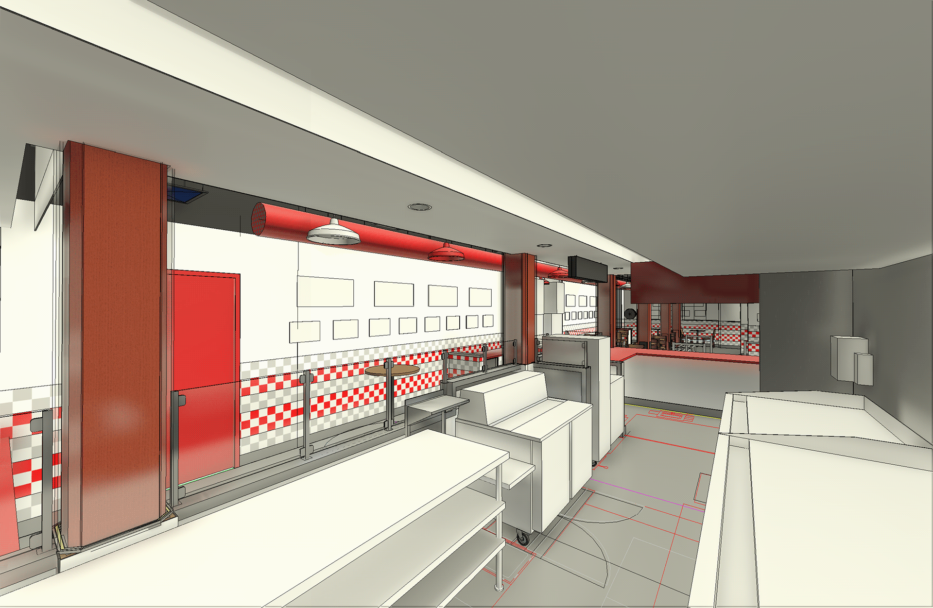 Five Guys | George Street Sydney | Restaurant Design-65