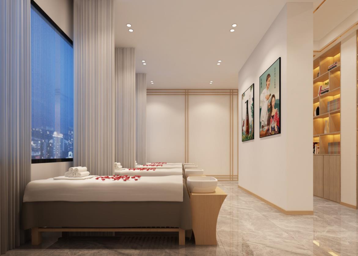 宁静绿洲 · 都市养生馆雅致空间设计-10