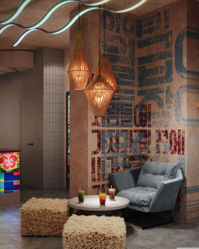 韩国街头美食咖啡馆室内设计丨RIM.VIII studio