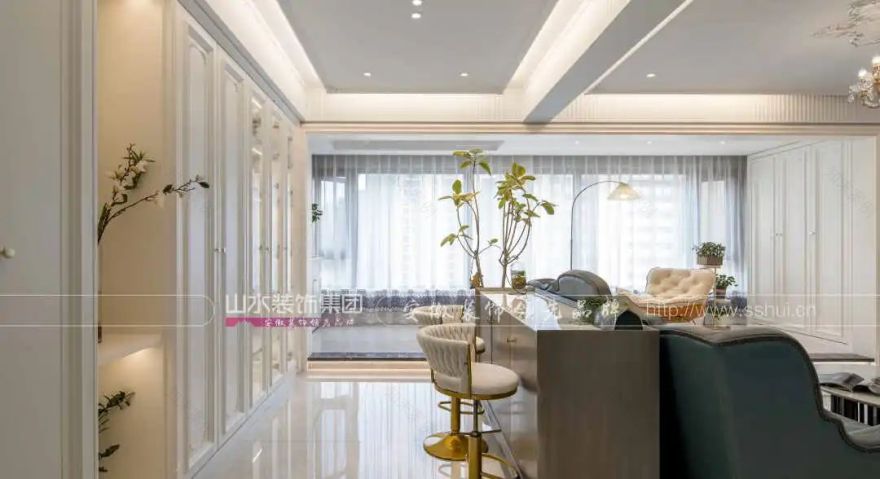招商雍荣府法式轻奢风设计丨谢倩倩-49