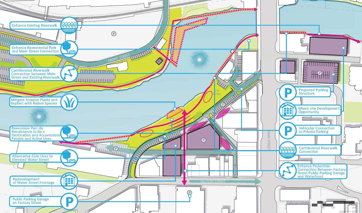 纳舒厄市中心河滨规划丨United StatesNashua-29
