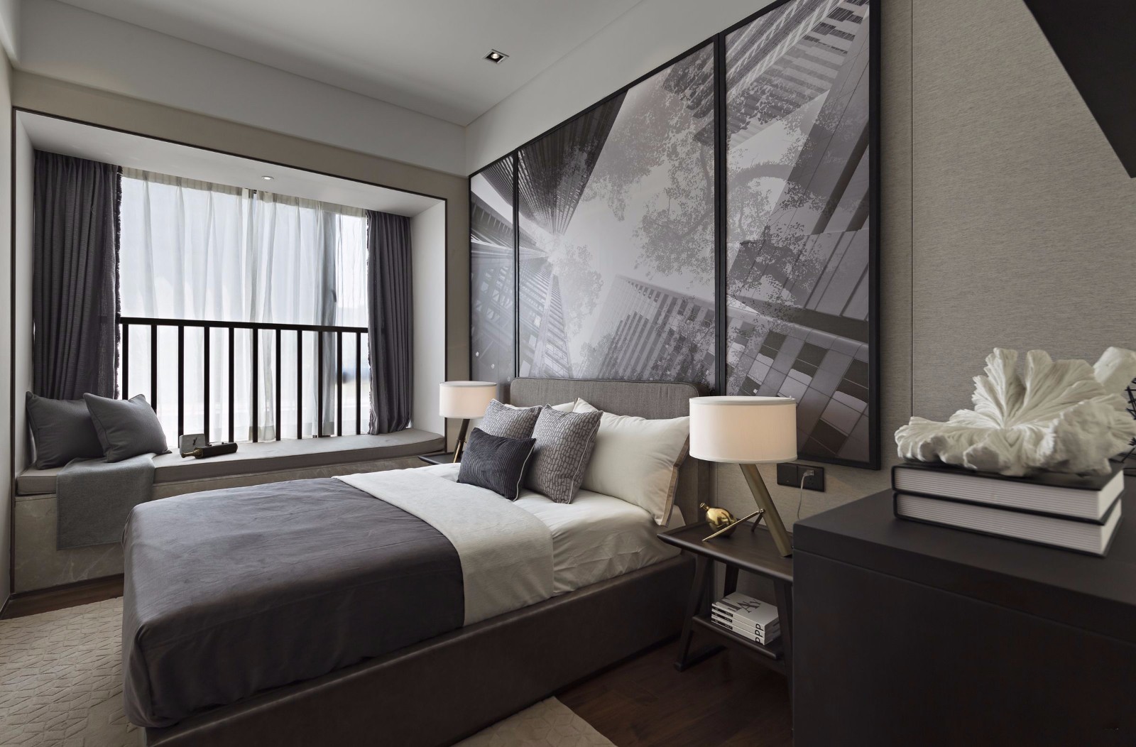 东莞恒大华府轻奢现代样板间-5