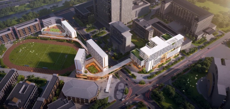 佛山市顺德区华侨中学扩建工程丨中国佛山丨广州城外建筑设计有限公司,广州市东建建筑设计院有限公司-4