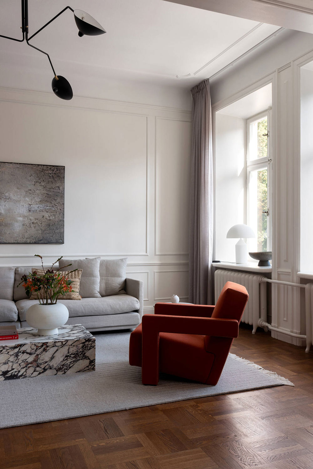 斯德哥尔摩优雅现代经典公寓设计-2