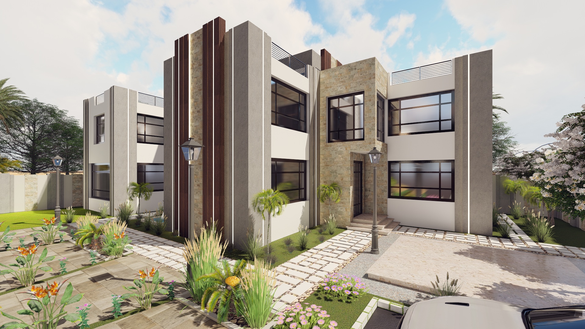 Exterior design in Al Qurayyat, Saudi Arabia in 2023-0