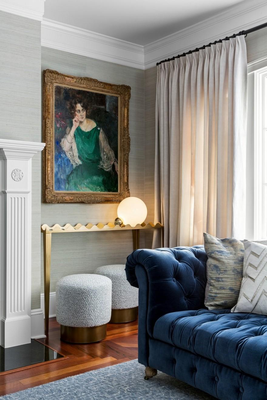 新泽西山区湖泊私人住宅,法式艺术装饰风格融合-11