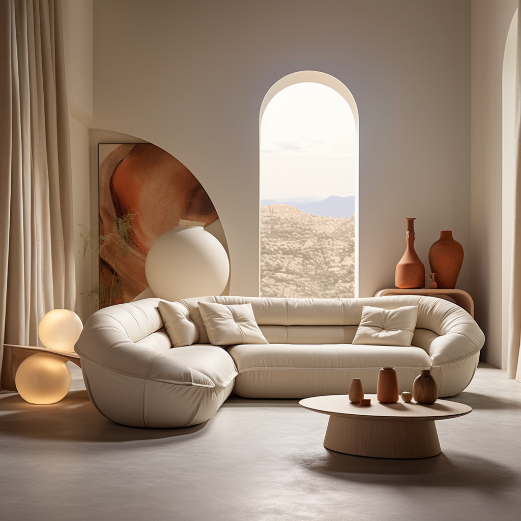 奶油风通透空间-2