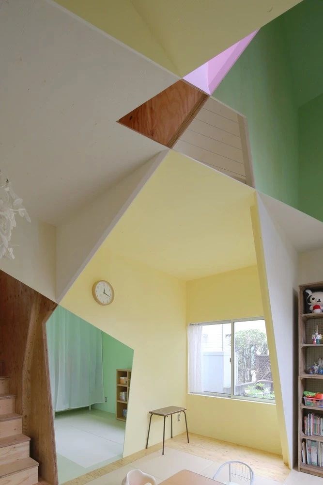 开放式六角形空间——日本Kame住宅房间设计-22