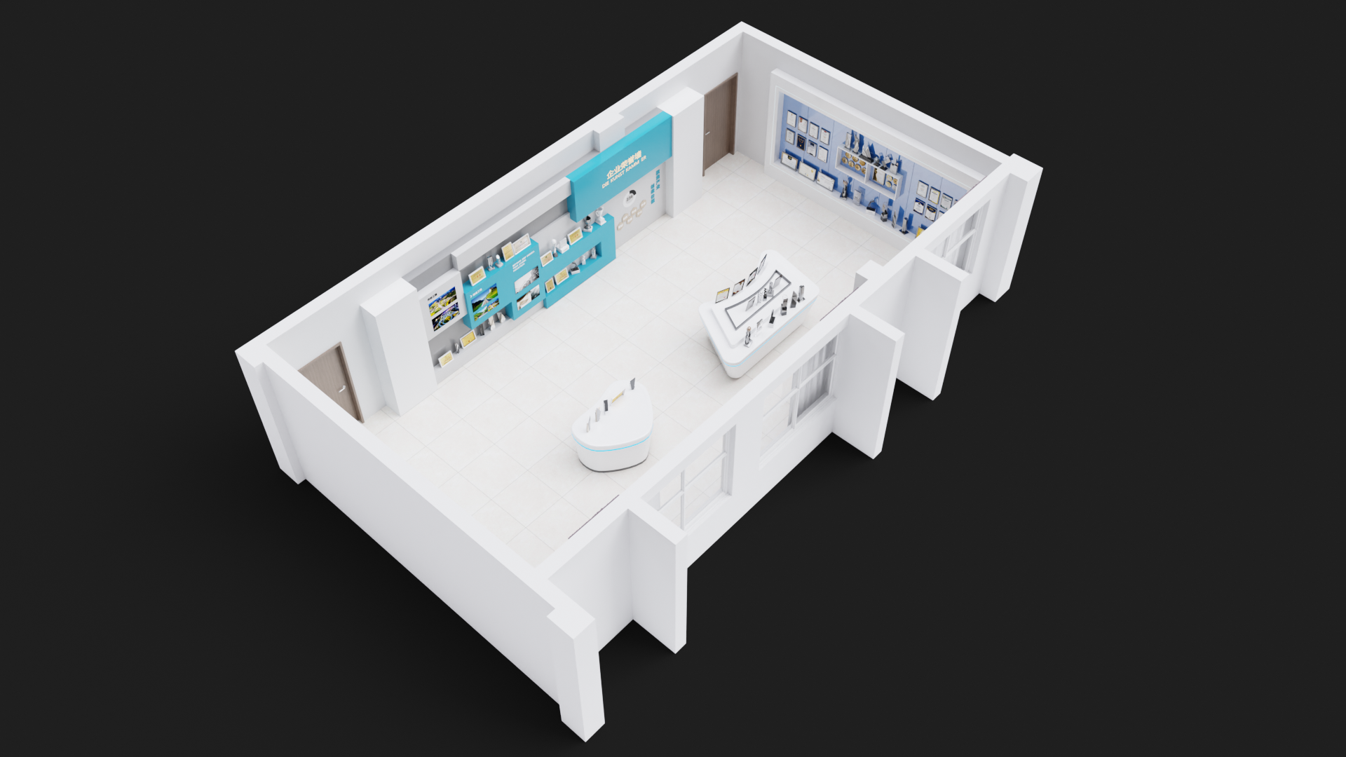 广西新发展来宾分公司办公楼文化设计丨中国来宾-16