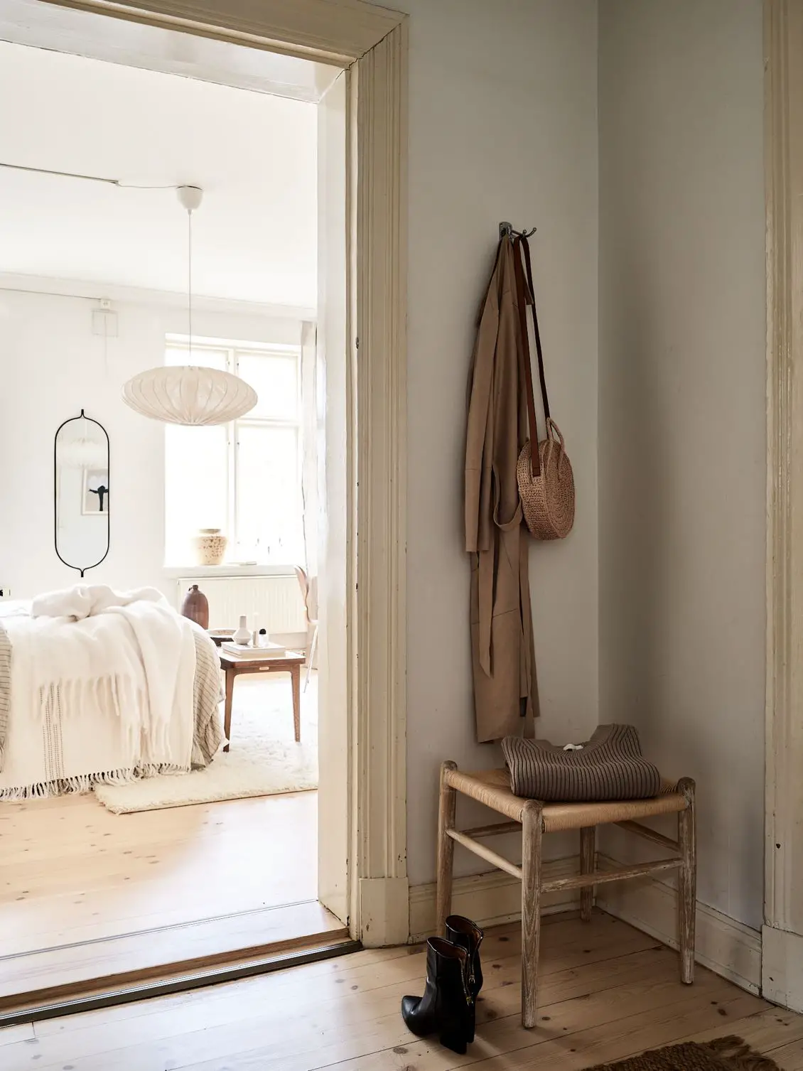 古典温馨的 50m2 斯堪的纳维亚风格公寓-11