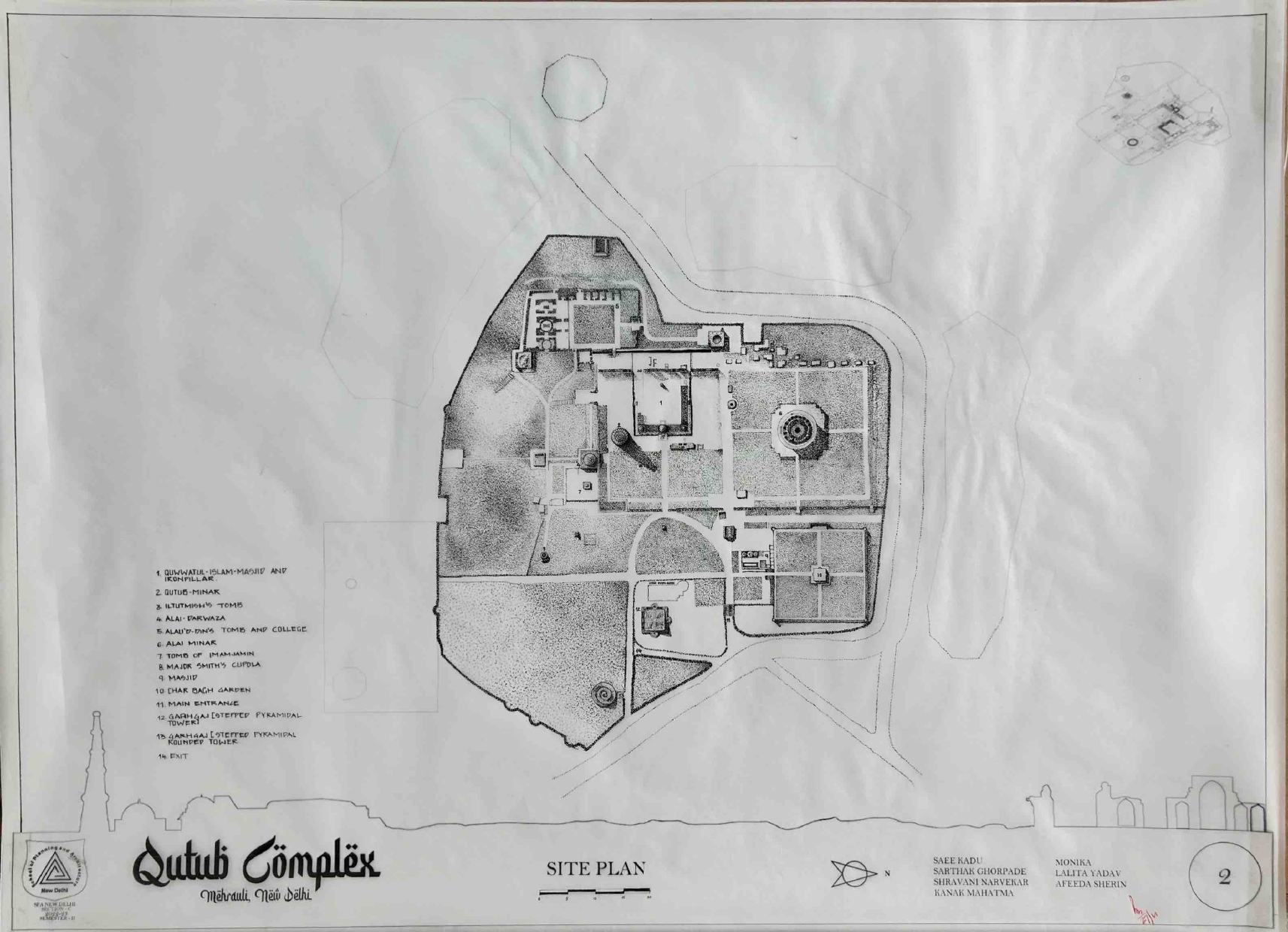Measured Drawing & Documentation | Qutub Complex, Delhi-2