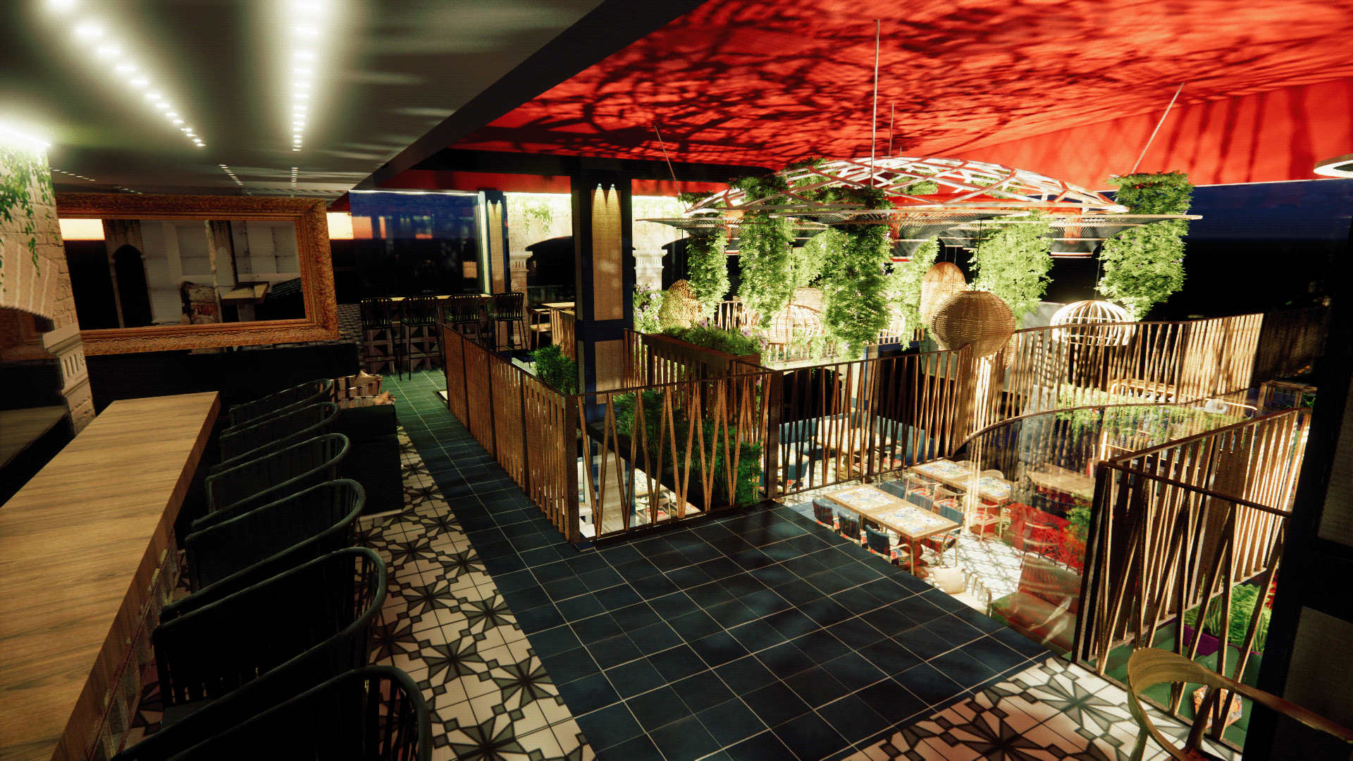 Santa Cabrona Mexican Restaurant Design-14