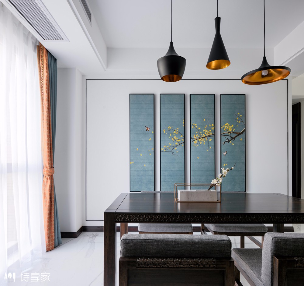 云归——160㎡新中式古典住宅  诗享家设计-13