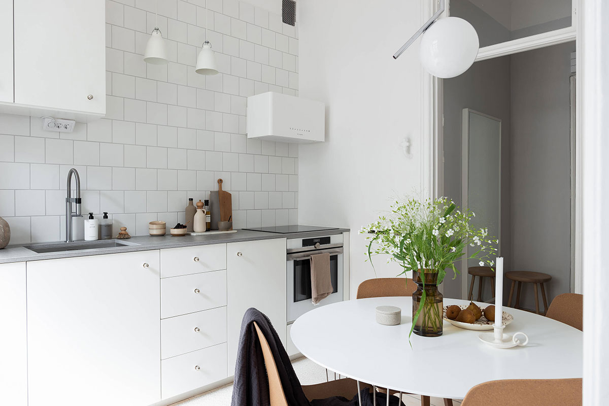 斯德哥尔摩 44 平米雅致小公寓,极简设计放大空间-8