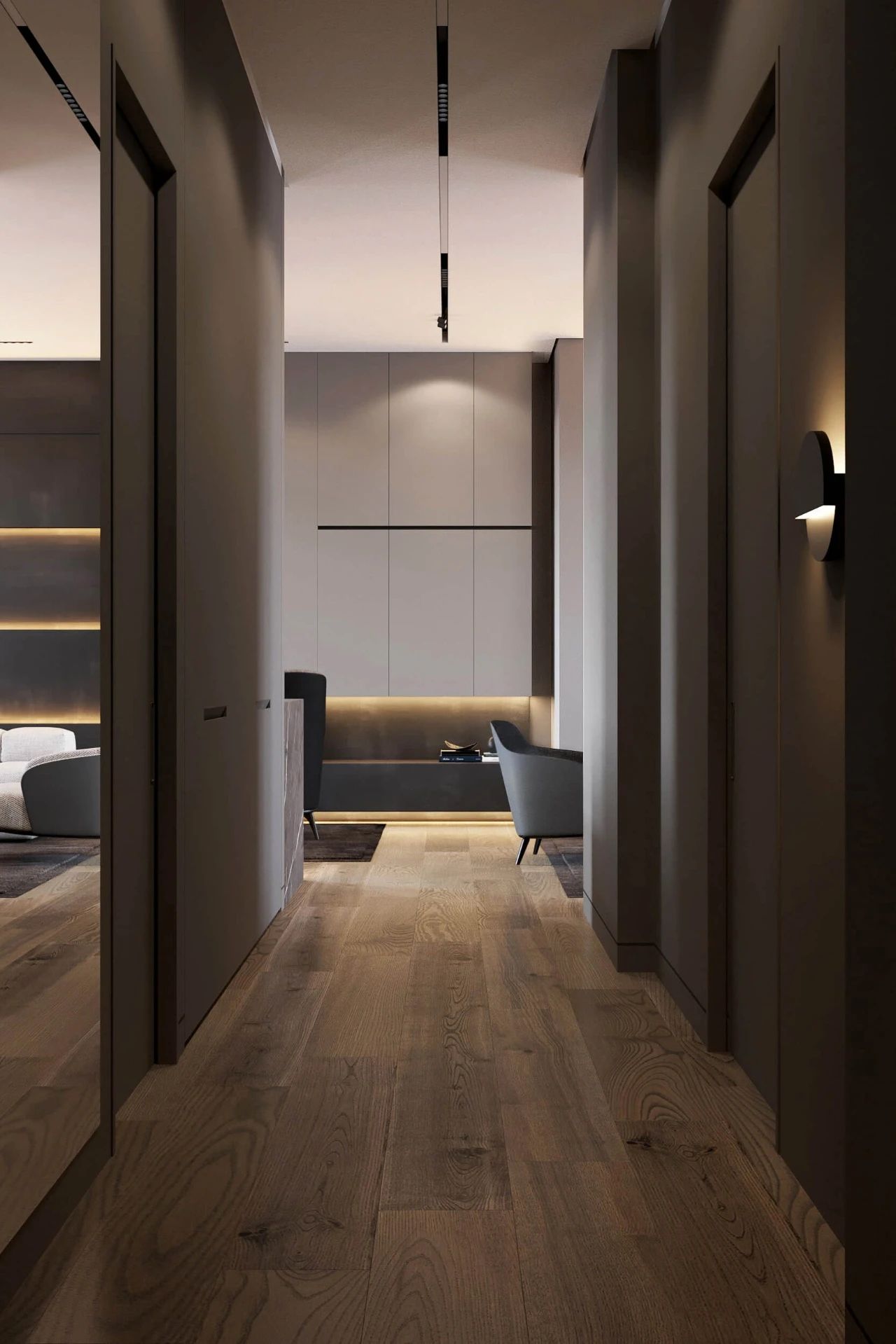 简约舒适的 149m²三层住宅设计丨Dinara Yousupova-62