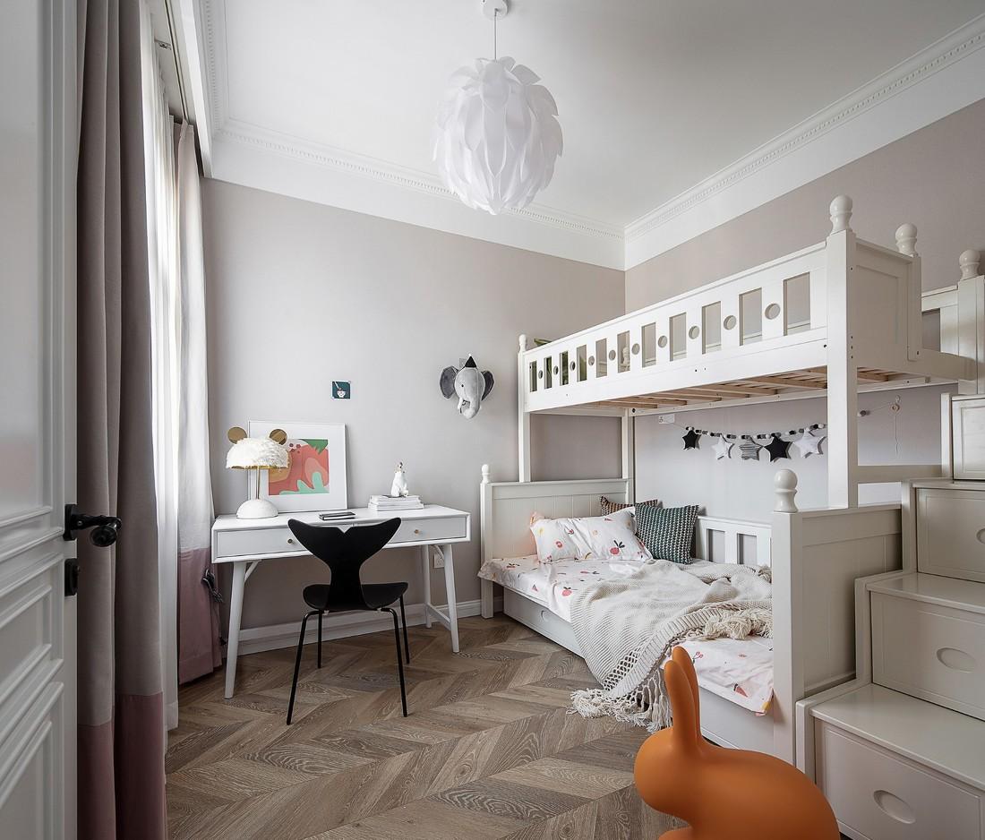 深白设计丨平层北欧风，一半骄阳一半幽蓝的冰雪季柔软时光-31