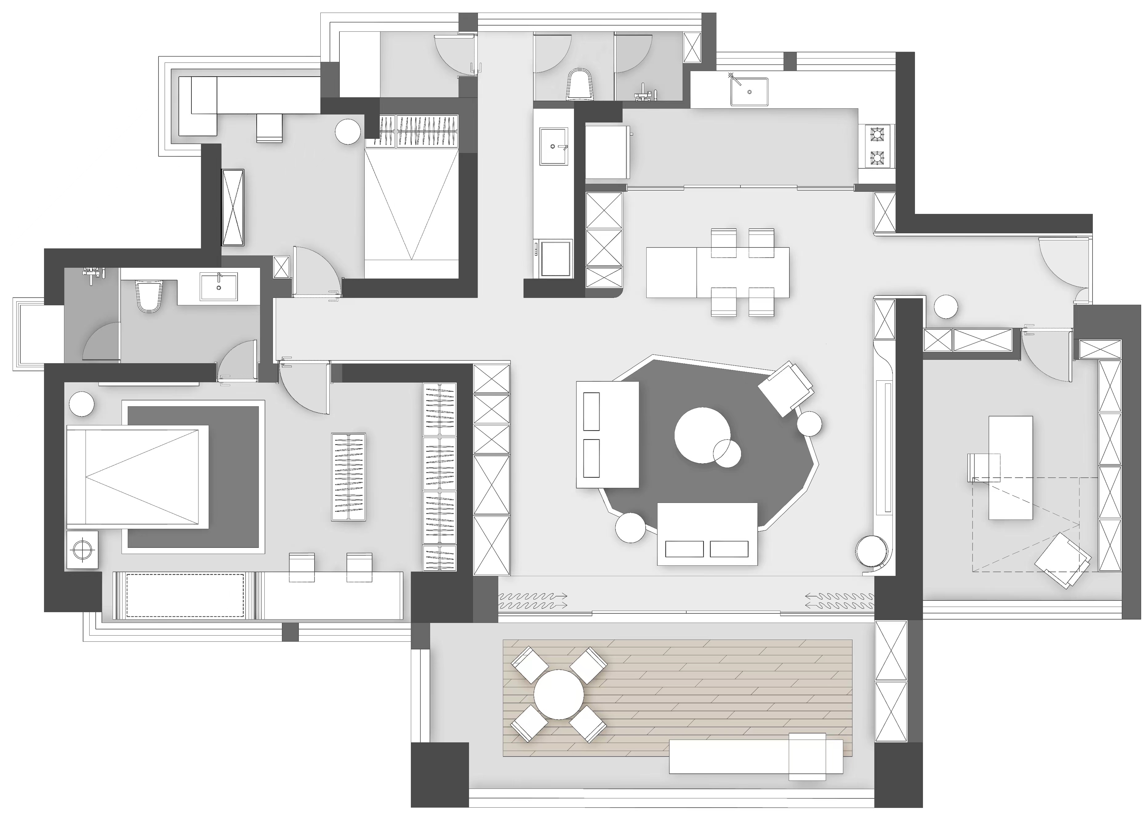 南山华侨城 150m²之家丨中国深圳丨深圳之间室内设计-46
