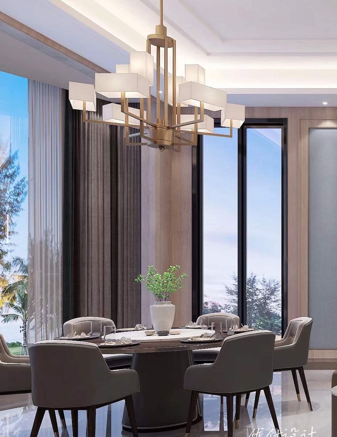 现代中式传承之美·镂空雕花窗格的温婉室内设计-9