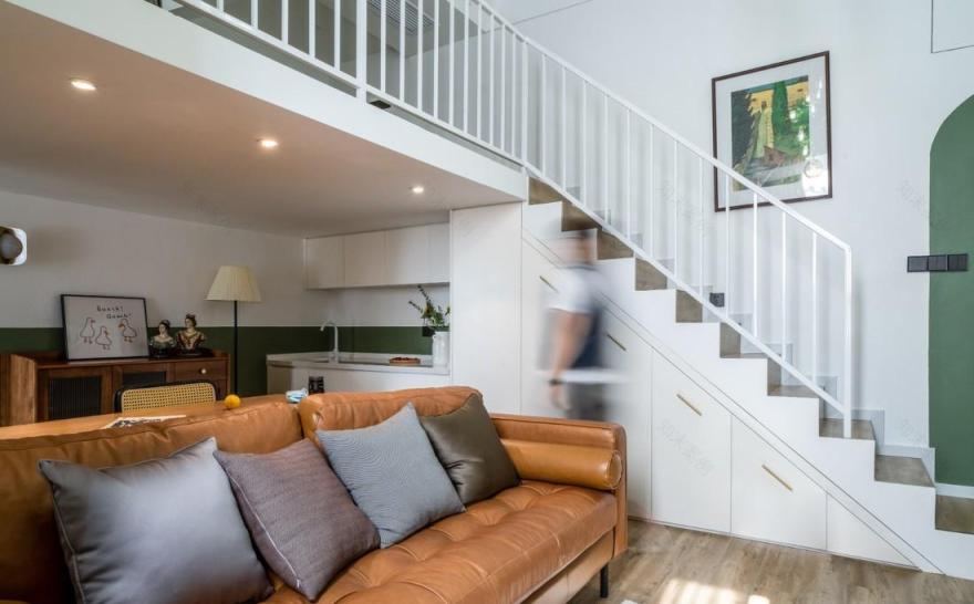 王一樹打造 76㎡中古风理想居所,优化空间动线与收纳-50