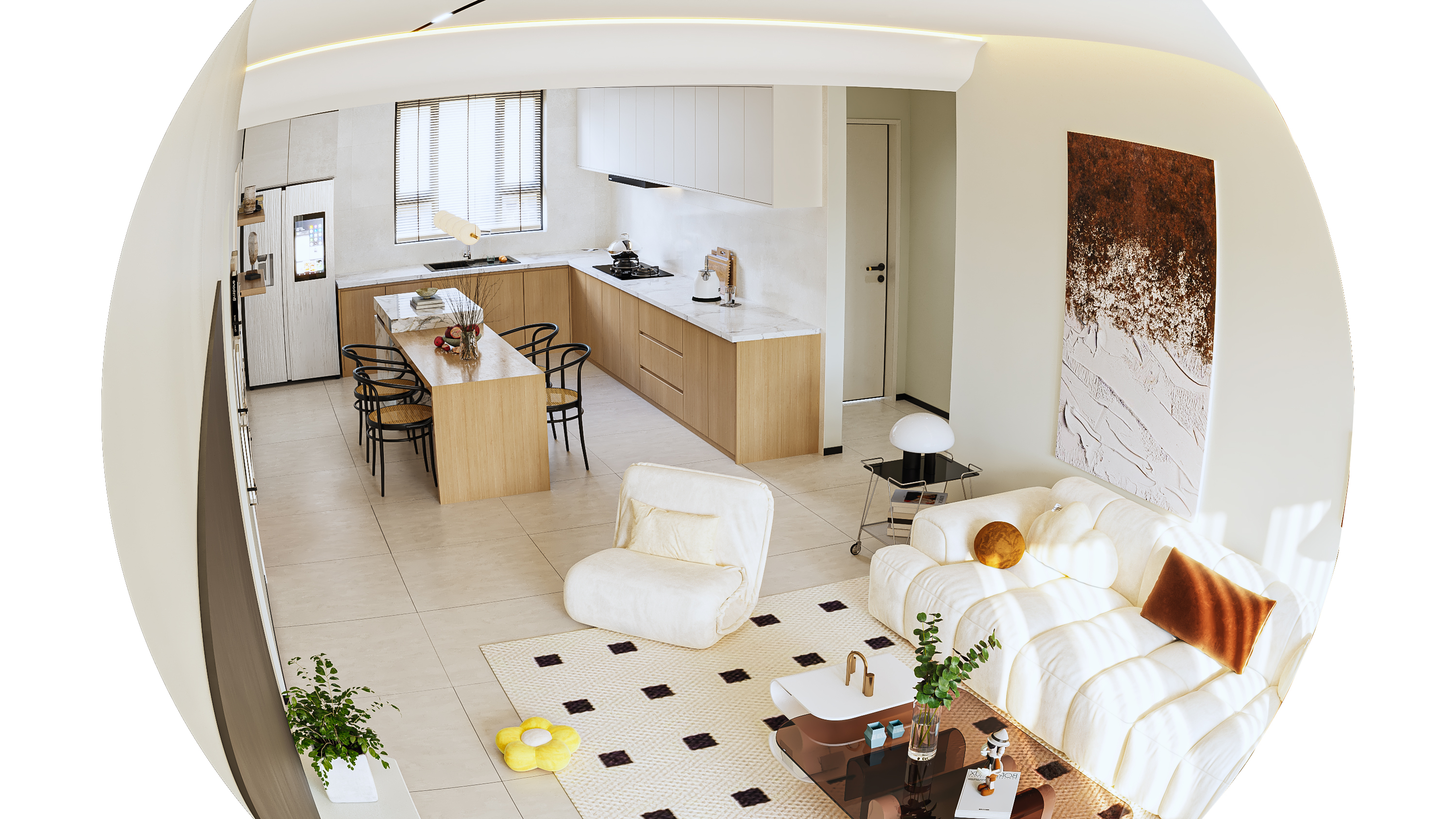 室内家装空间设计效果图表现-2