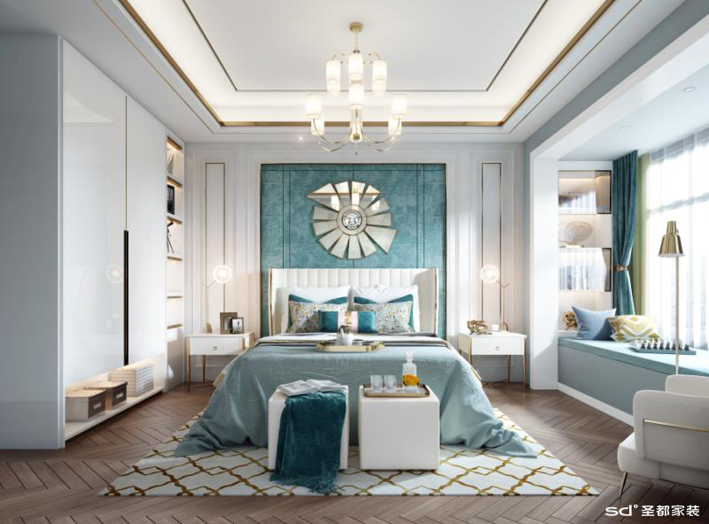 复古绿的叠墅丨中国浙江丨圣都家居装饰有限公司-15