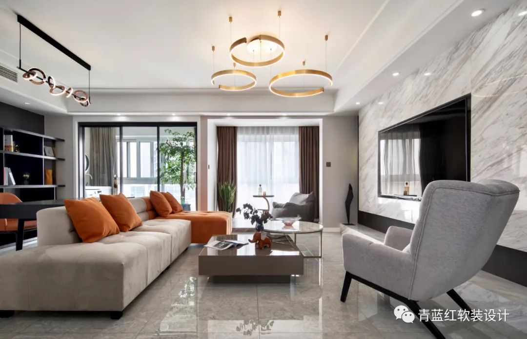 绿地海外滩 139m²私宅设计 | 极致优雅,春光熠熠-21