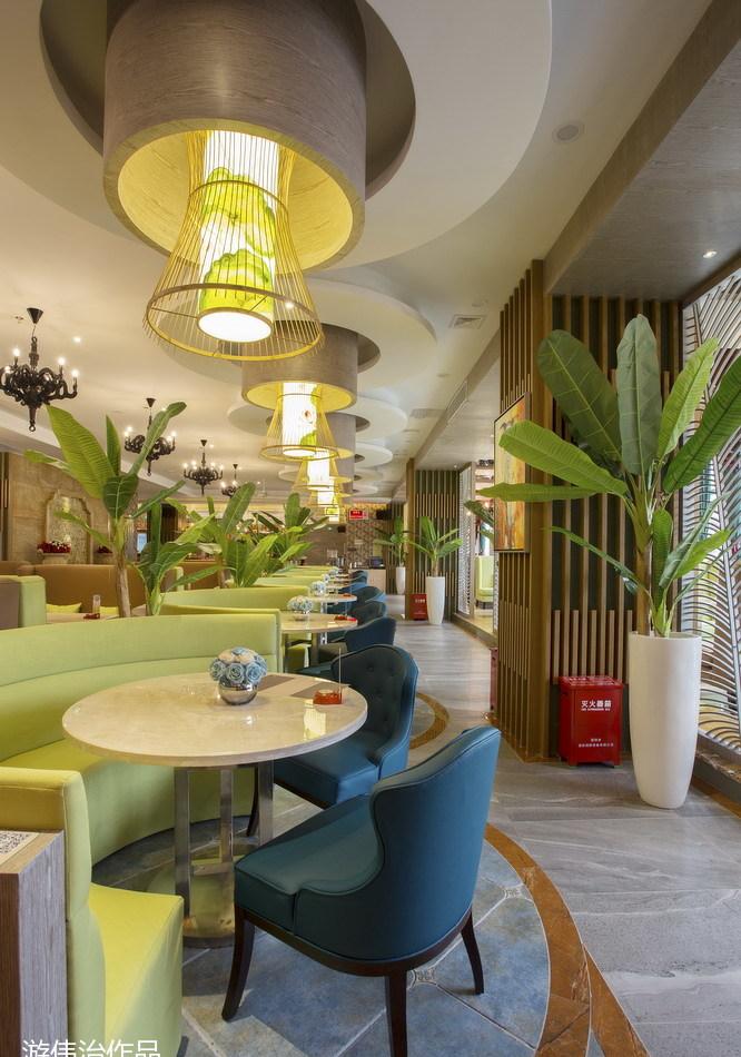 深圳任我行设计丨雨打芭蕉--美景湾西餐厅-1