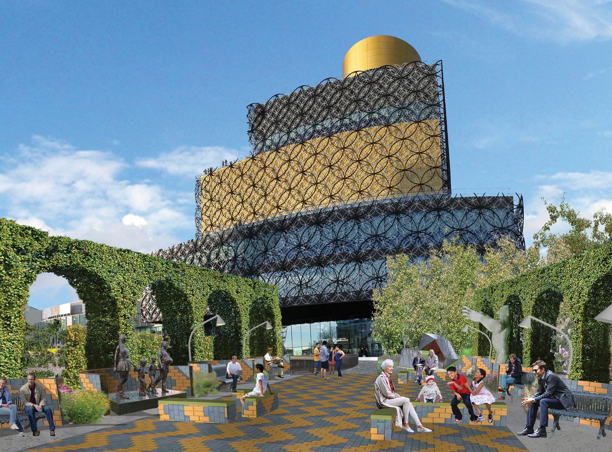 Centenary Square公共空间竞赛项目丨英国伯明翰-7