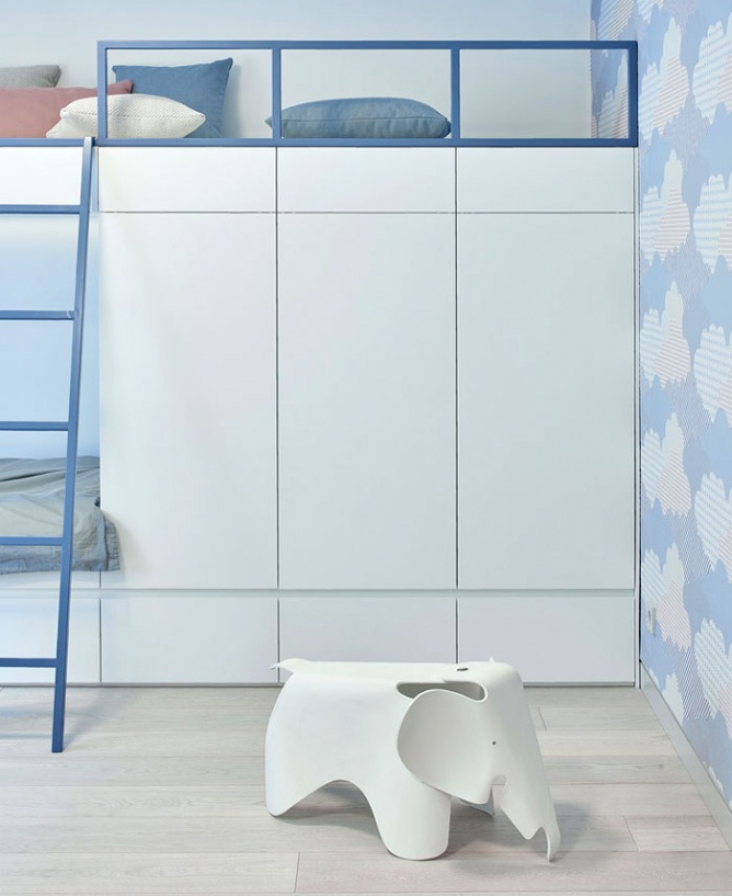 极简主义和鲜明特色的家-18