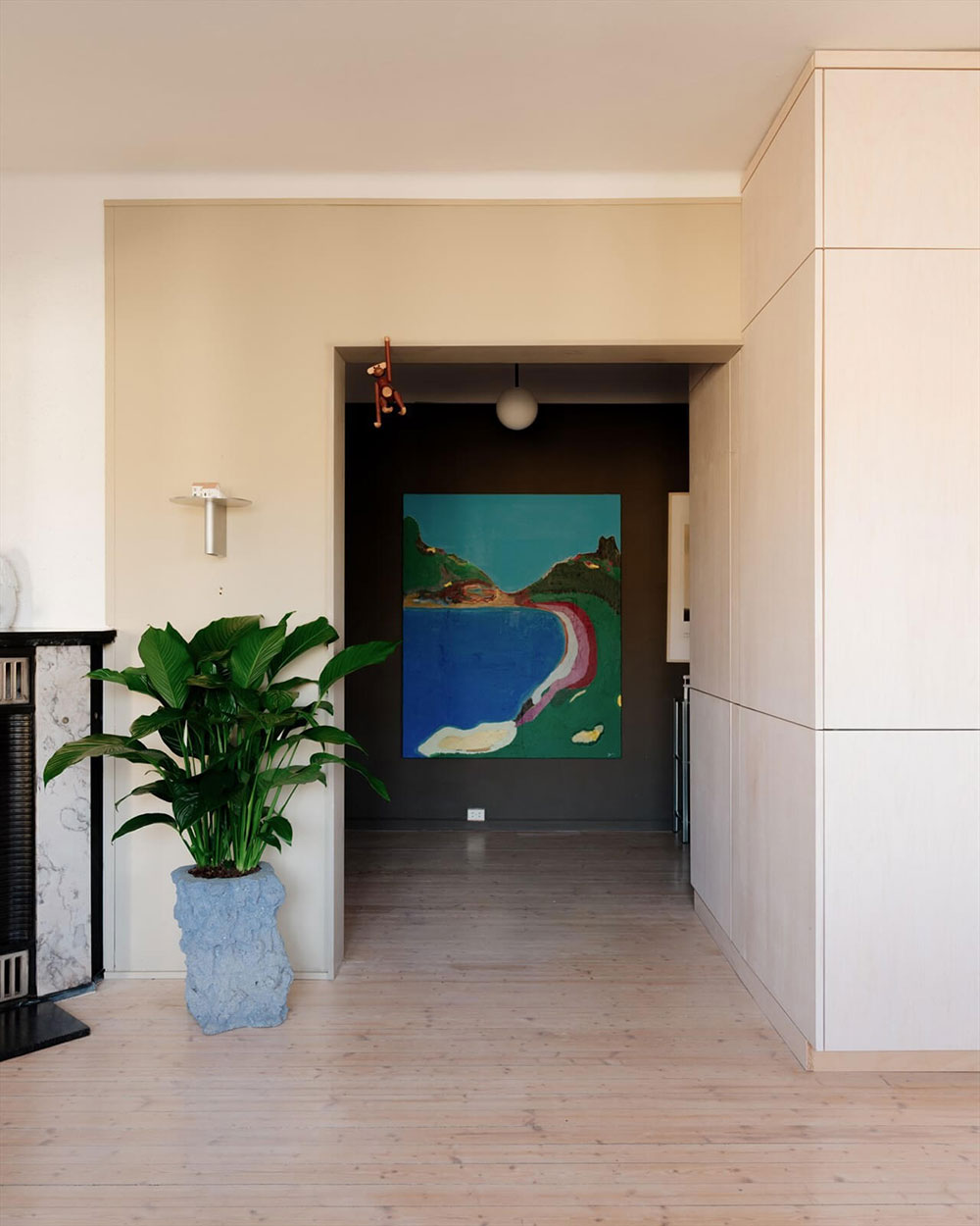 奥斯陆的沙色色调宁静简约公寓-16