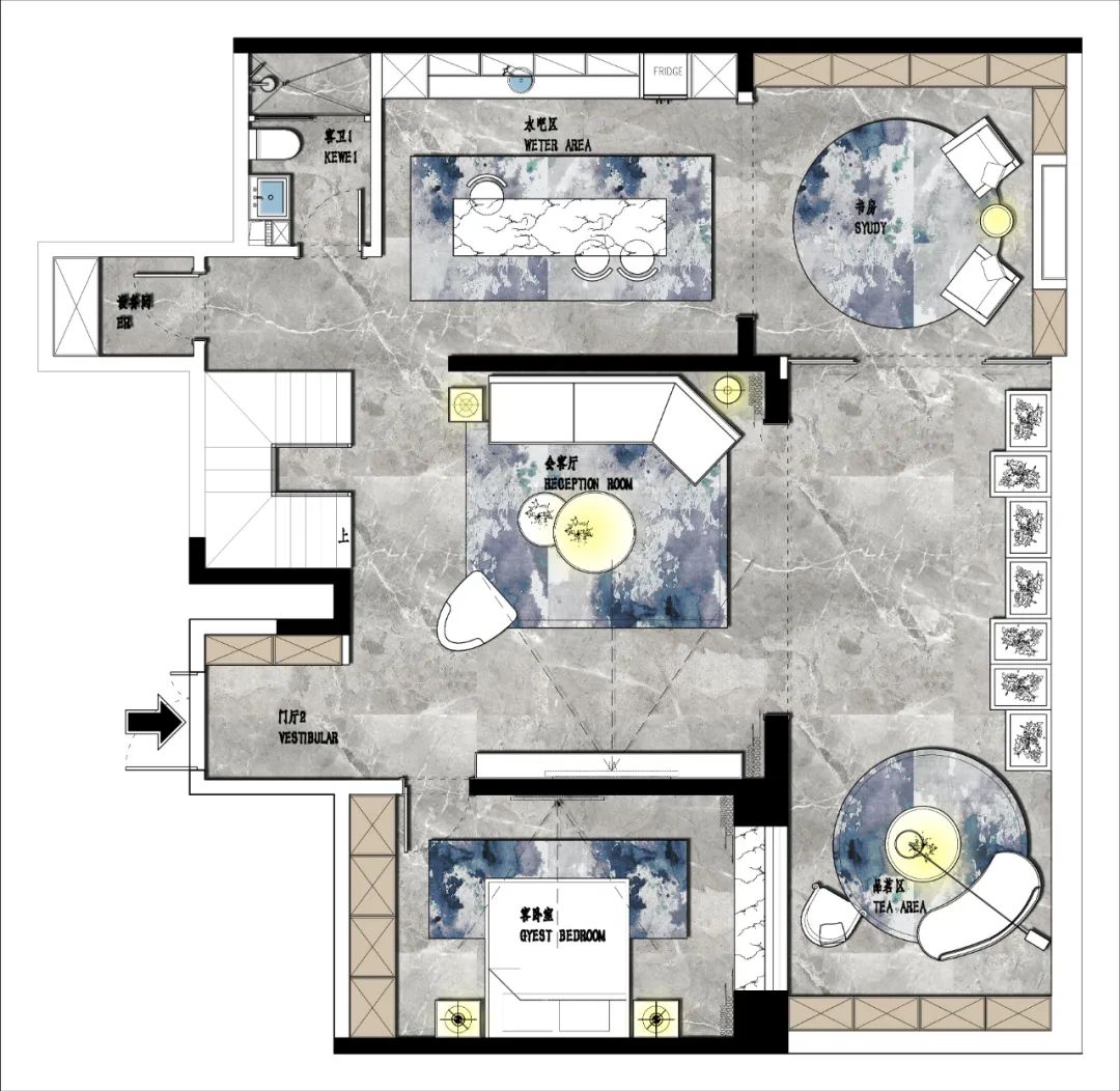 现代简约底跃别墅设计丨青马别墅设计-64