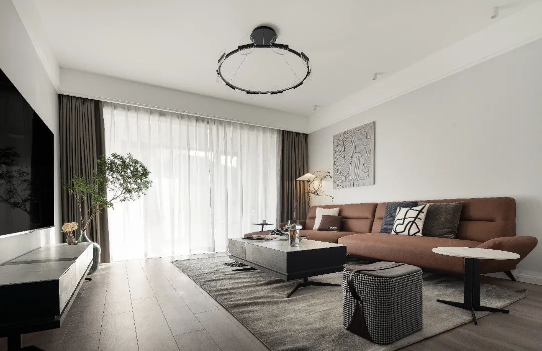 136㎡三室两厅，在幽静中绽放青春  度设计机构-6