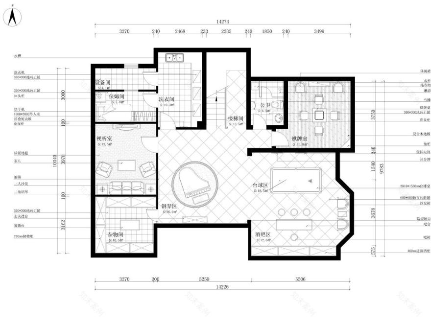 
法式欧式新中式别墅设计作品王文泉77 -11