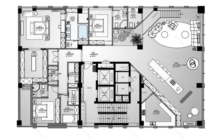 炬日大厦丨中国杭州丨左晚空间设计-108