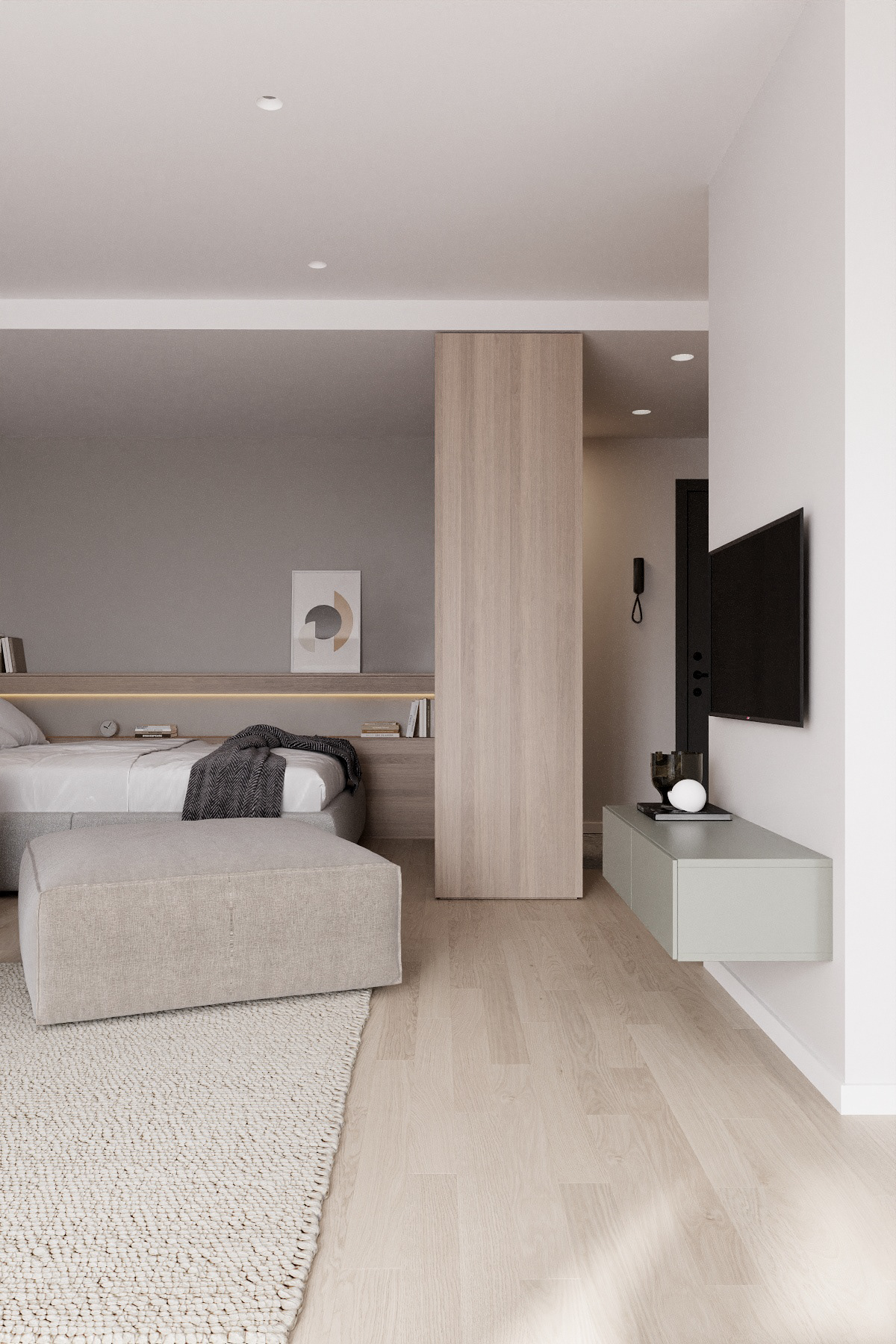 浅色系小空间公寓设计 超舒适-8