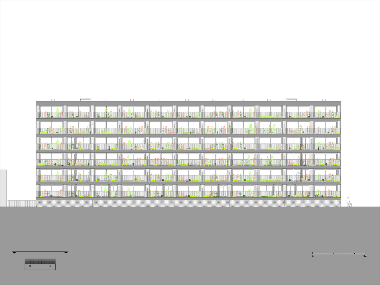 阿姆斯特丹绿色阶梯住宅 | Klencke NL Architects-124