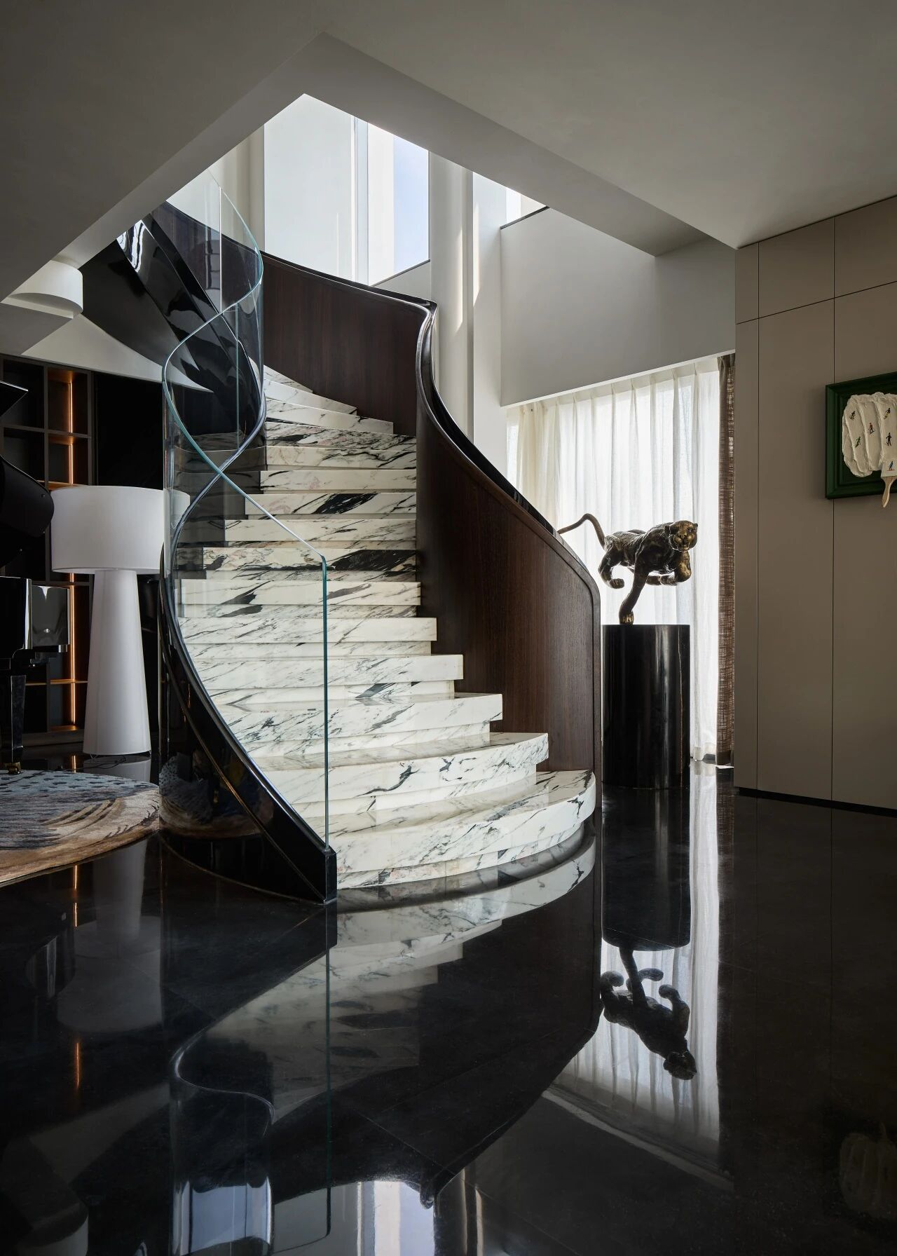 锦绣滨江双层豪宅丨中国重庆丨纳物凡璞空间设计-19