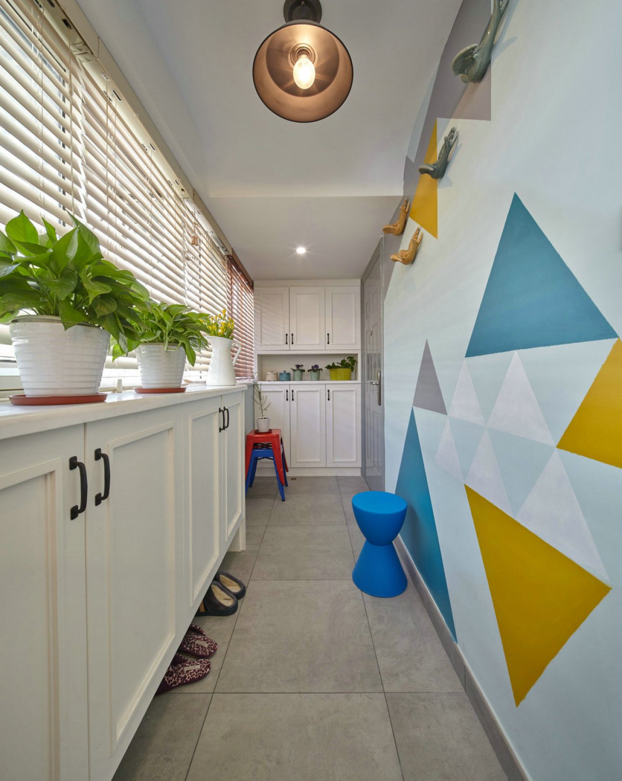 强收纳小户型，老宅变身美式新居-2