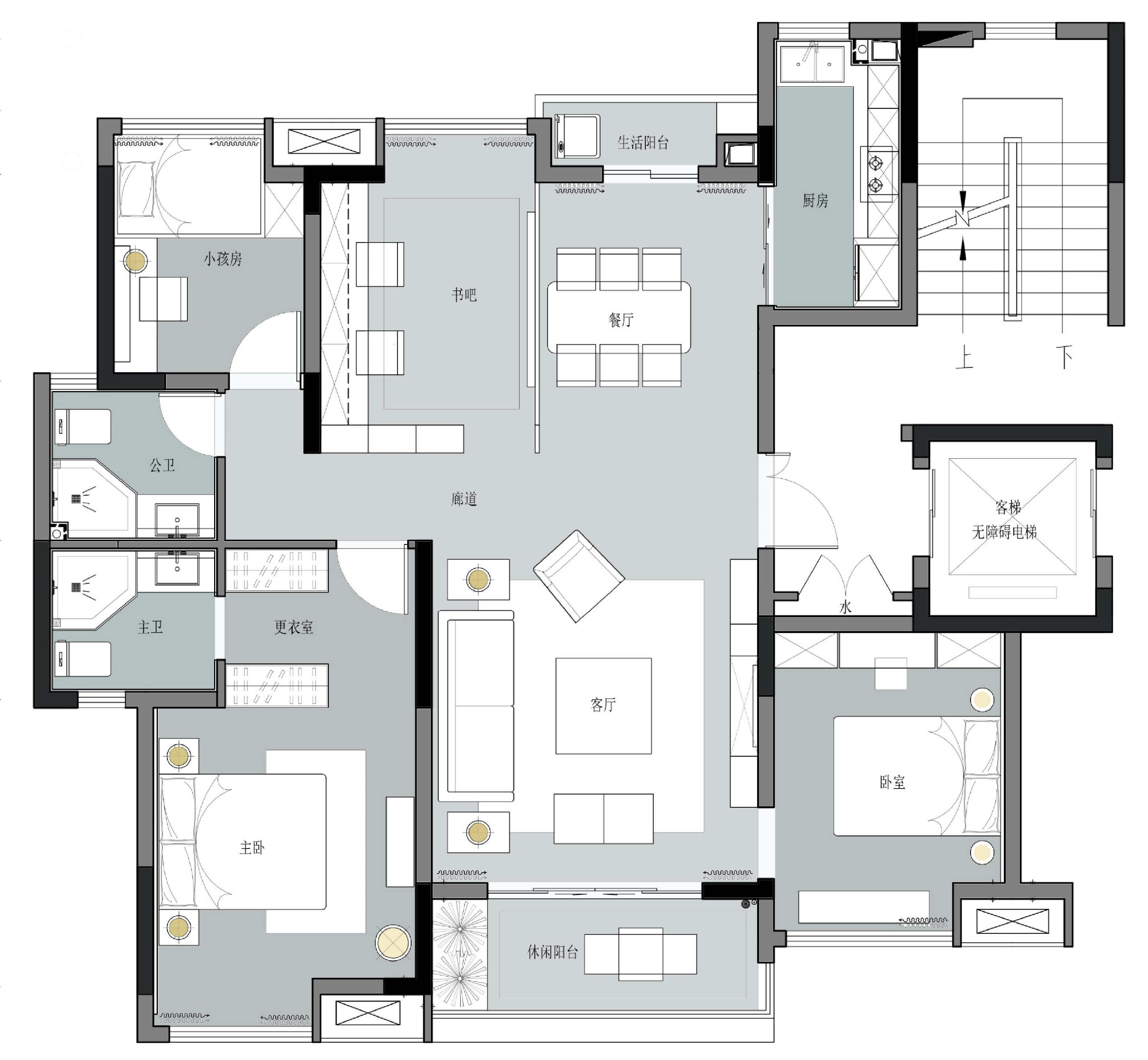 新中式样板房丨徜徉在东方禅意的美学中-59