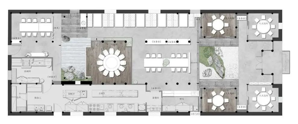 咕曼嗒蔬食料理空间设计丨中国福建丨泉州市结禾设计机构-61