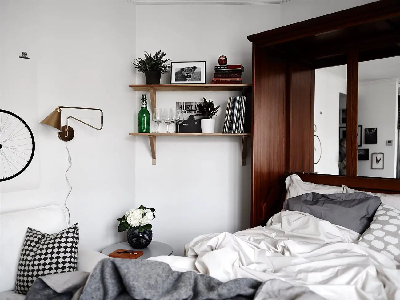 灵活空间 | Historiska 的隐藏式卧室设计-8